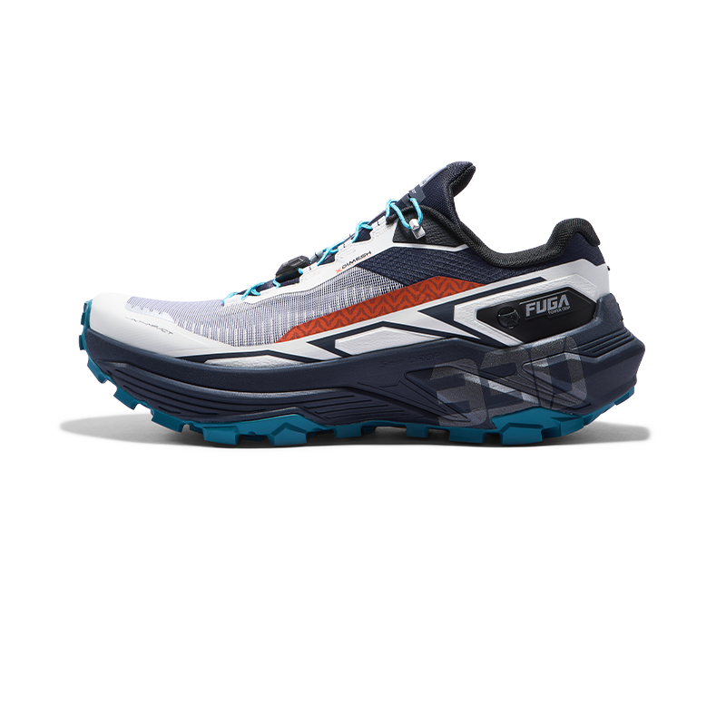 New Kailas FUGA EX 330 Trail Running Shoes Women's-Color-Unbleached Original/Navy Blue