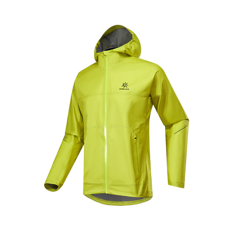 Kailas AERO 1800 Trail Running Waterproof Jacket Men's-Color-Vibrant Green