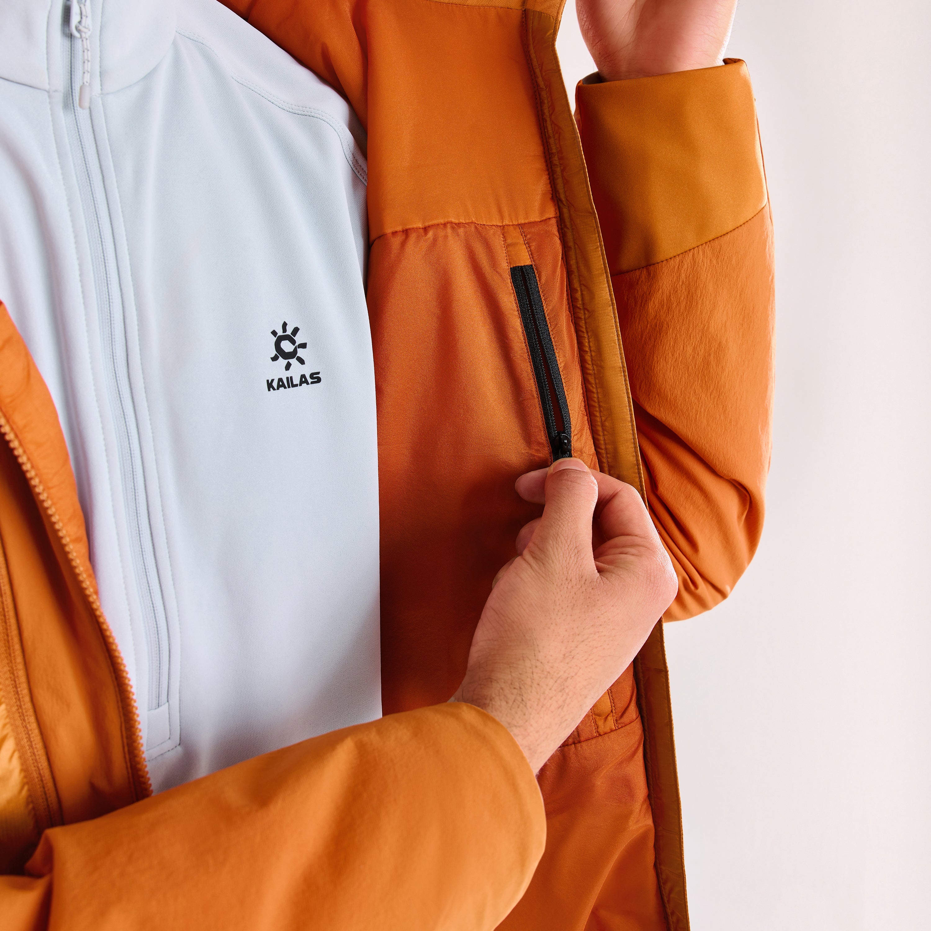 Kailas AT 80-PRO Insulated Softshell Jacket Men's-Color-Orange