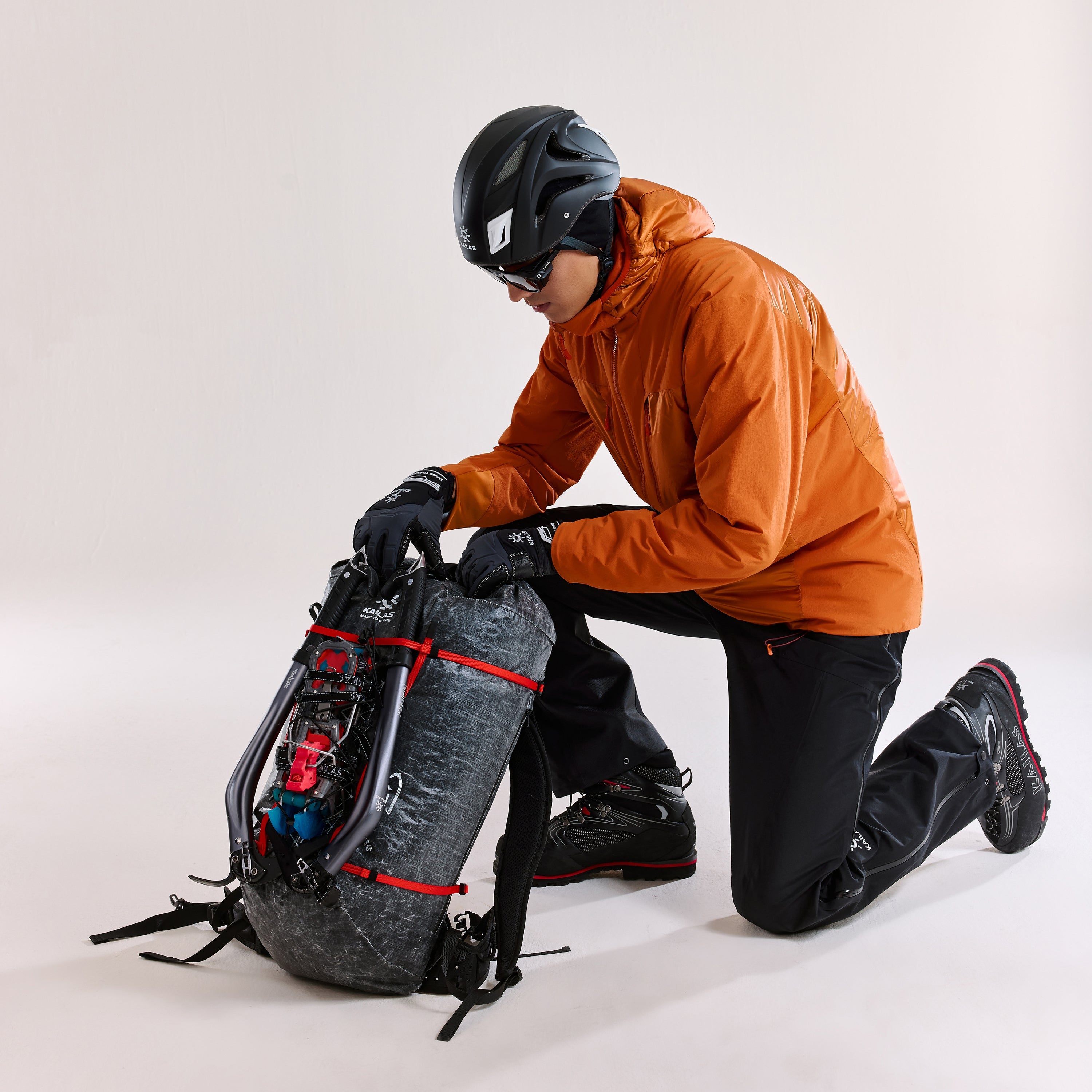 Kailas AT 80-PRO Insulated Softshell Jacket Men's-Color-Orange