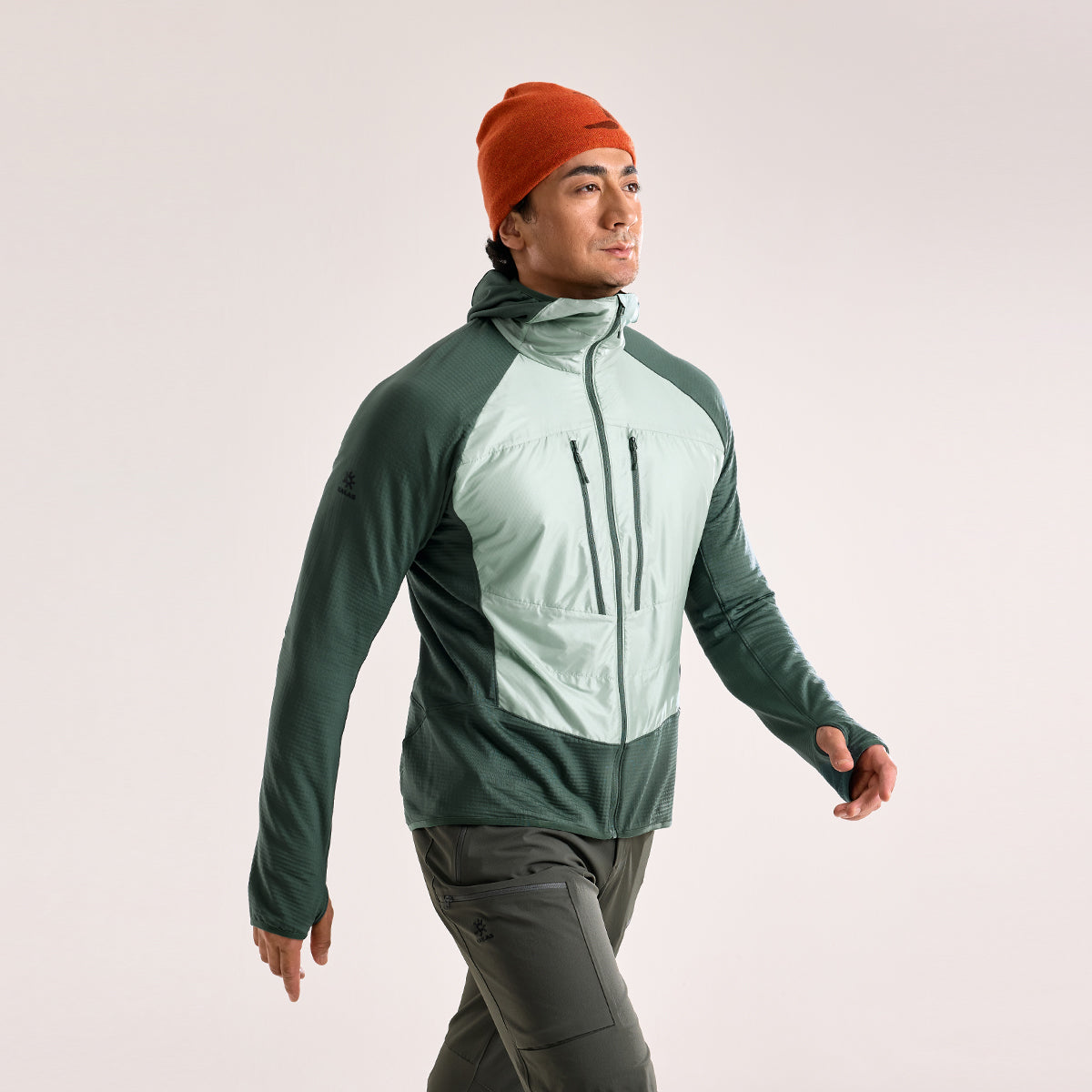 Kailas AR Sports Warm Fleece Jacket Men's-Color-Green
