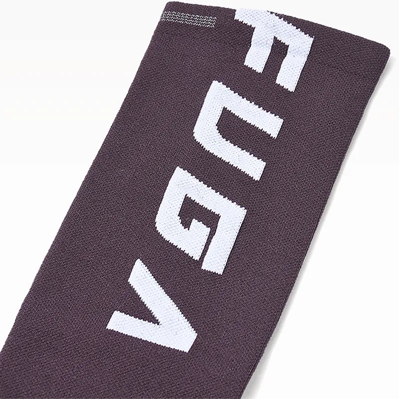 Kailas FUGA High-Cut Trail Running Socks Unisex-Color-Midnight Plum