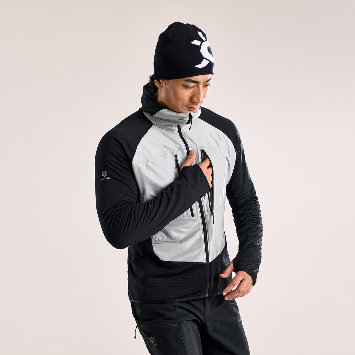 Kailas AR Sports Warm Fleece Jacket Men's-Color-Black