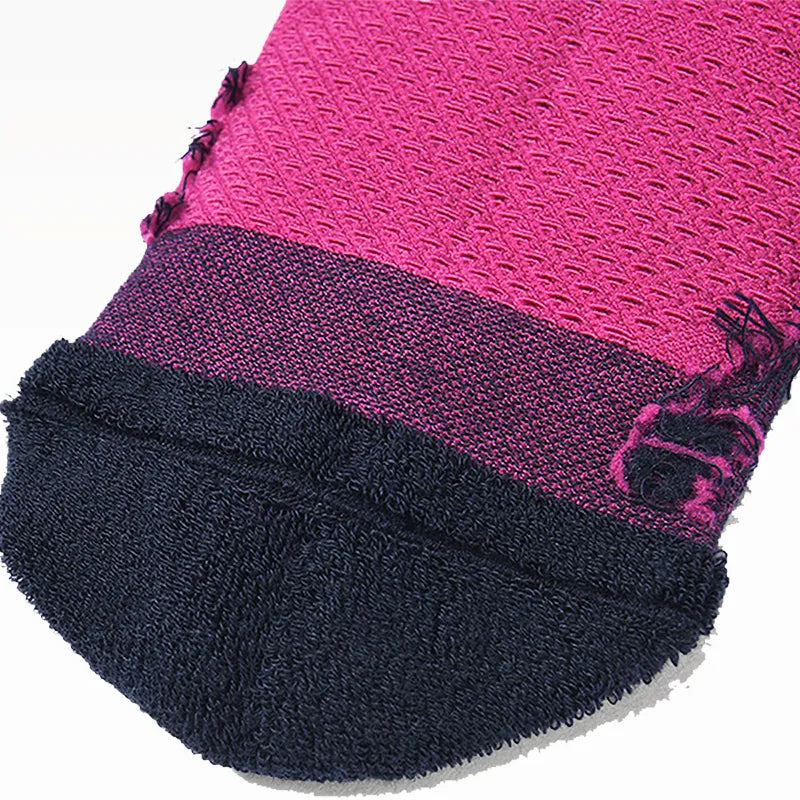 Kailas FUGA High-Cut Trail Running Socks Unisex-Color-Electric Pink