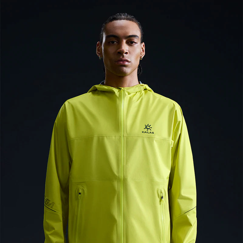 Kailas AERO 1800 Trail Running Waterproof Jacket Men's-Color-Vibrant Green