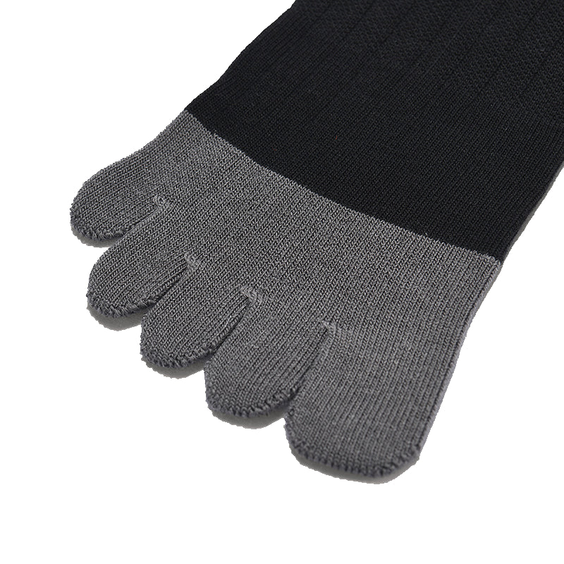 Kailas FUGA Low-Cut 5-Finger Trail Running Socks Unisex-Color-Black