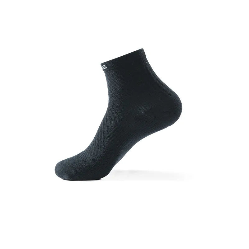 Kailas FUGA Low-Cut Trekking Socks (2-Pack) Unisex-Color-Light Frost Gray/Deep Black