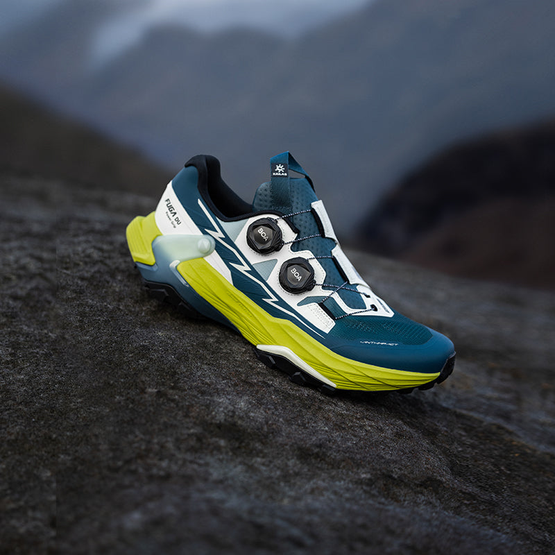 Kailas FUGA DU Dual BOA® Low Trail Running Shoes Men's-Color-Black
