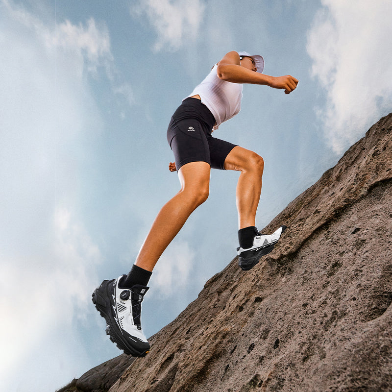 Kailas FUGA EX 3 BOA® Trail Running Shoes Women's-Color-White Black