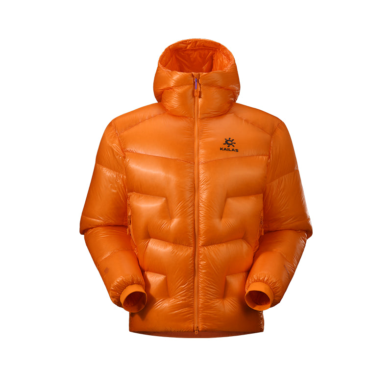 New Kailas 5000GT Alpine 1000FP Hooded Down Jacket Unisex-Color-Tropic Orange