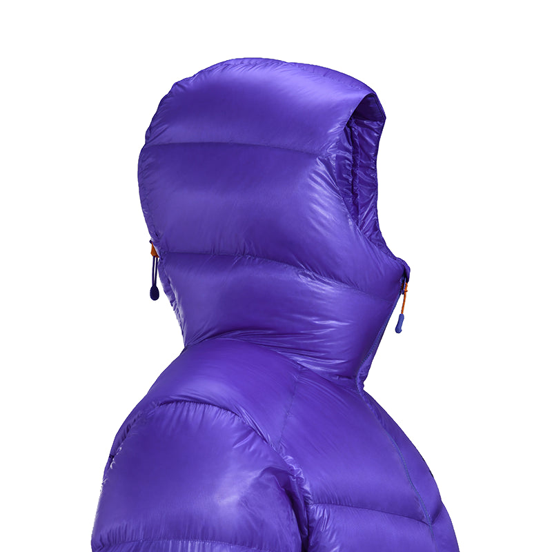 New Kailas 5000GT Alpine 1000FP Hooded Down Jacket Unisex-Color-Lightning Purple