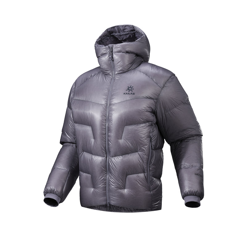 New Kailas 5000GT Alpine 1000FP Hooded Down Jacket Unisex-Color-Mist Purple