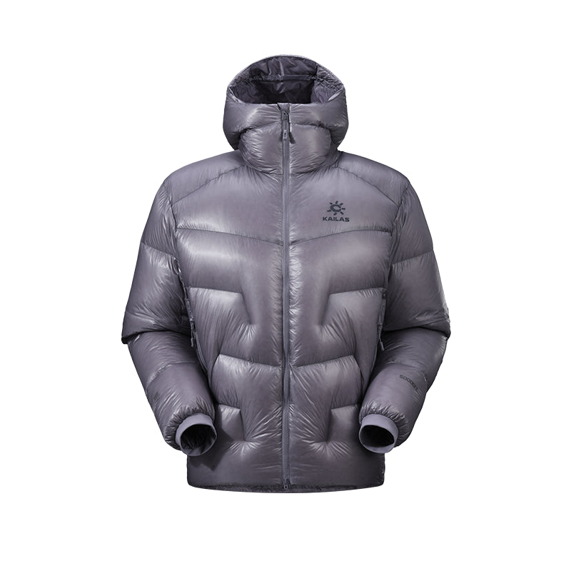 New Kailas 5000GT Alpine 1000FP Hooded Down Jacket Unisex-Color-Mist Purple