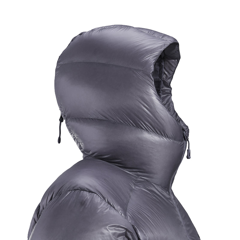 New Kailas 5000GT Alpine 1000FP Hooded Down Jacket Unisex-Color-Mist Purple