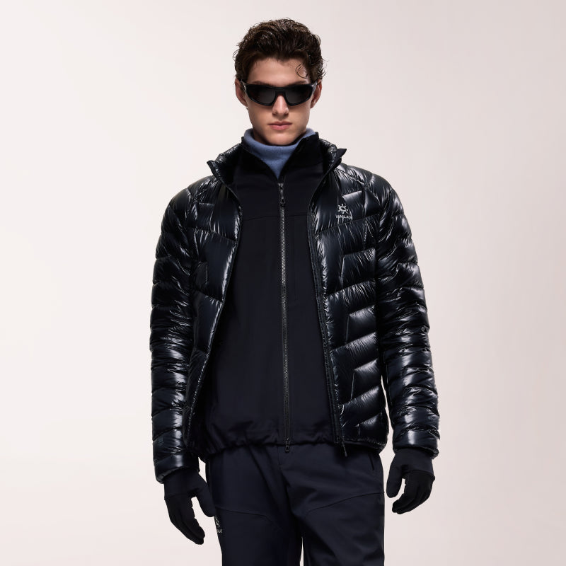 Kailas GT ZERO 900FP Goose Down Stand Collar Jacket Men's-Color-Tricorn Black