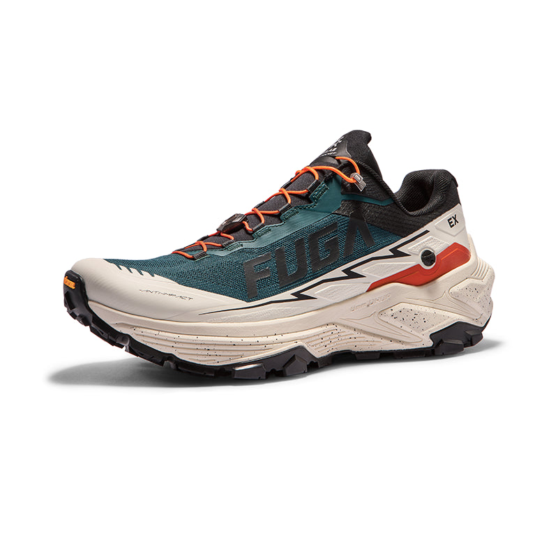 New Kailas FUGA EX 3 Trail Running Shoes Men's-Color-Sea Stone Green