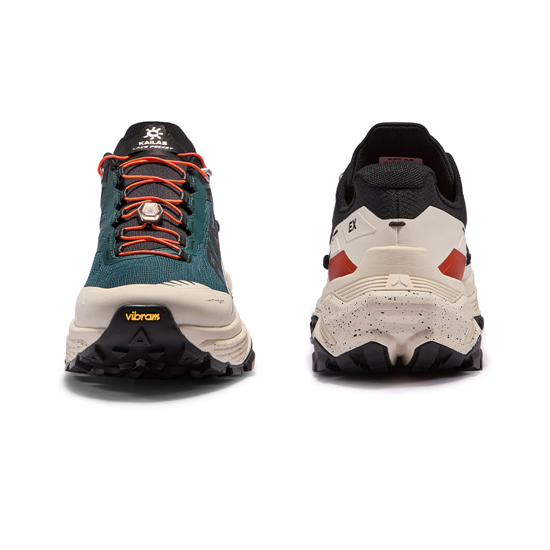 New Kailas FUGA EX 3 Trail Running Shoes Men's-Color-Sea Stone Green