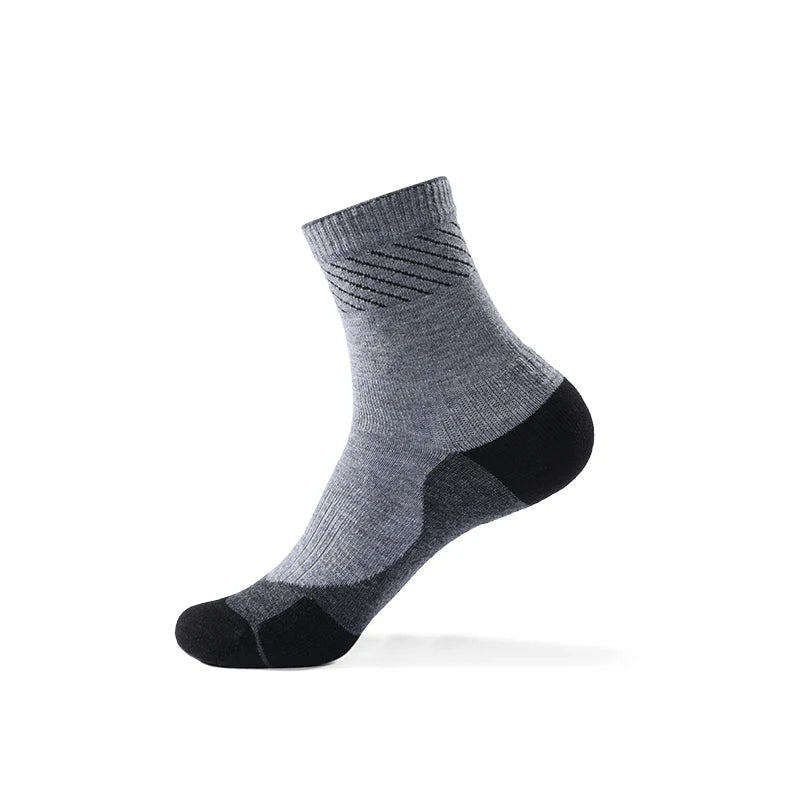 Kailas Mid-Cut Coolmax Hiking Socks Unisex-Color-Dark Gray