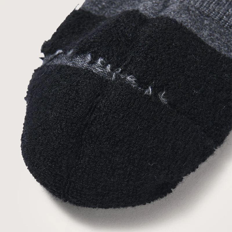Kailas Mid-Cut Coolmax Hiking Socks Unisex-Color-Deep Black