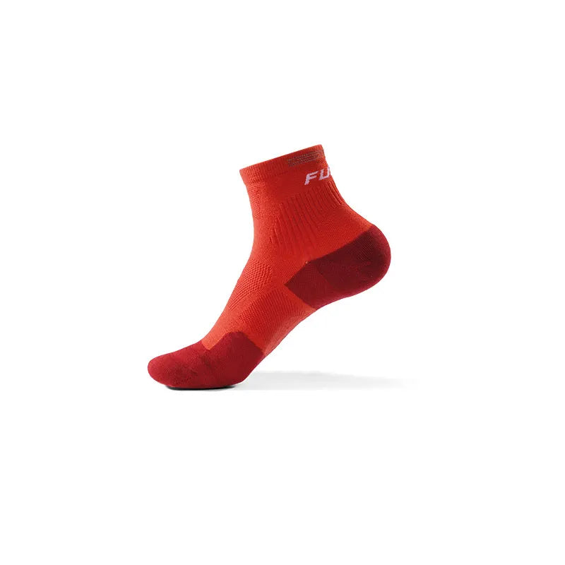 Kailas FUGA Merino Wool Low-Cut Trail Running Socks Unisex-Color-fuga orange
