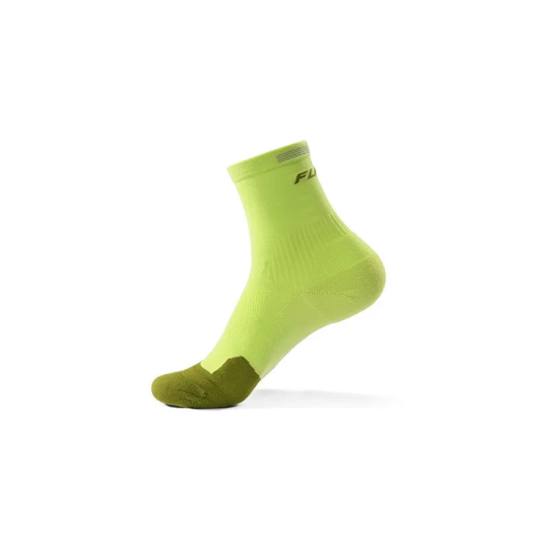 Kailas FUGA Mid-Cut Trail Running Socks Unisex-Color-Green