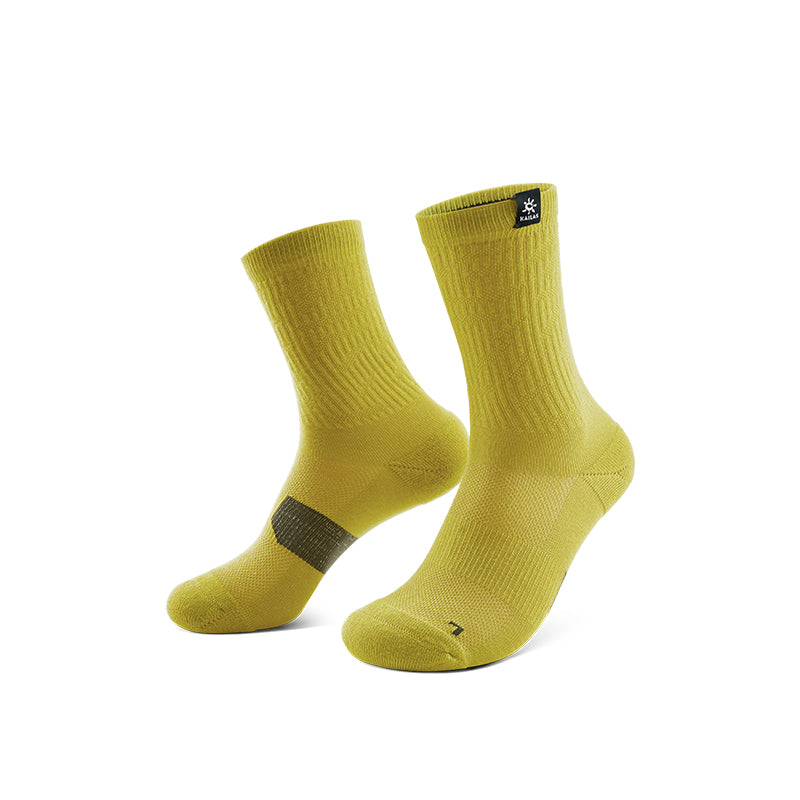 Kailas Mid-cut Lightweight Trekking Socks Unisex-Color-yellow