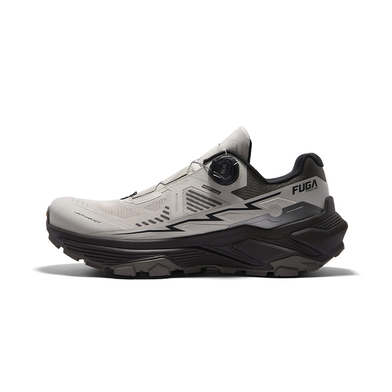 Kailas FUGA EX 3 BOA® Trail Running Shoes Men's-Color-Light Gray