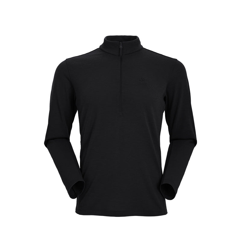 Kailas Stand Collar Wool Long Sleeve Functional T-shirt Men’s