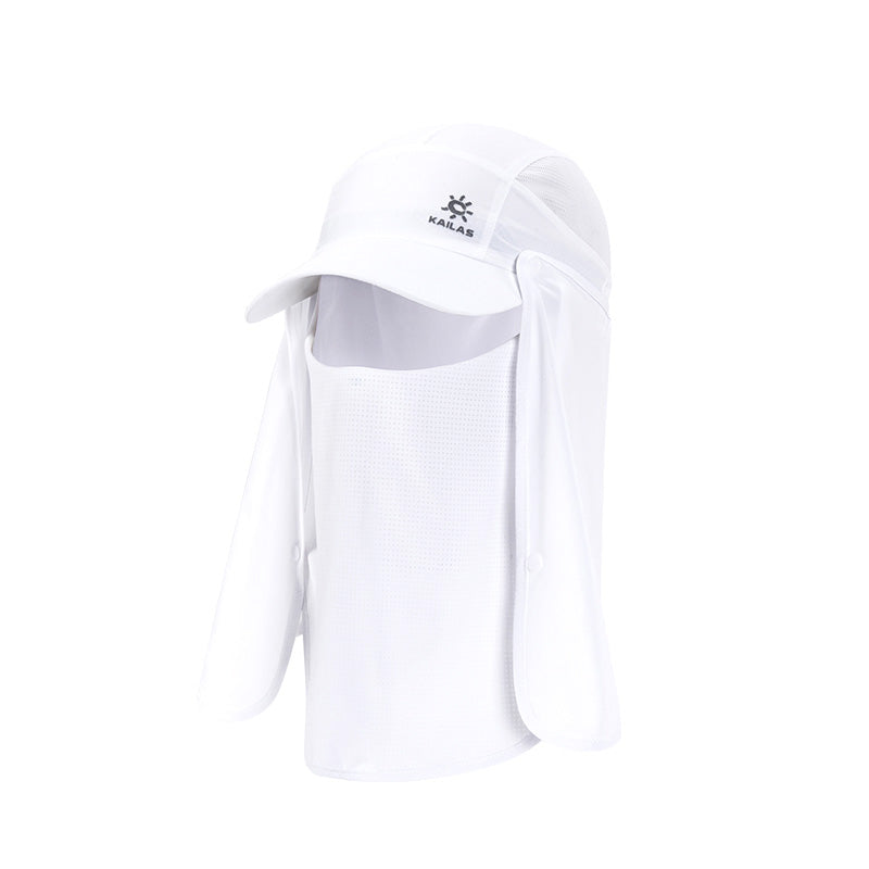 Kailas Neck Flap Baseball Cap-Color-Navy