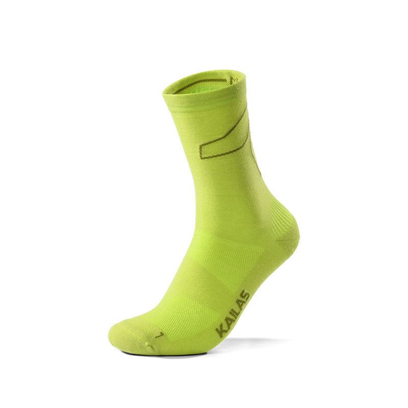 Kailas Mid-cut Heavy Duty Coolmax® Trail Running Socks Unisex-Color-green