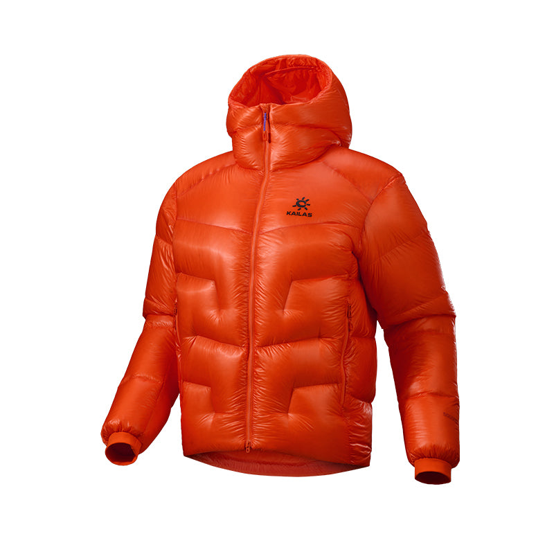 New Kailas 5000GT Alpine 1000FP Hooded Down Jacket Unisex-Color-Tropic Orange