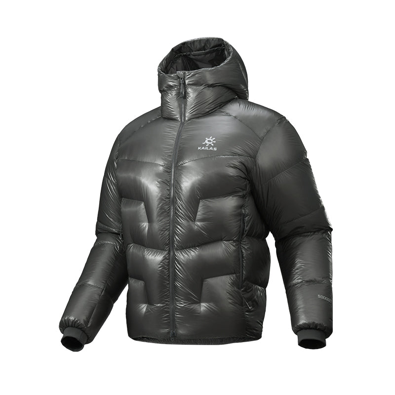 New Kailas 5000GT Alpine 1000FP Hooded Down Jacket Unisex-Color-Flint Gray
