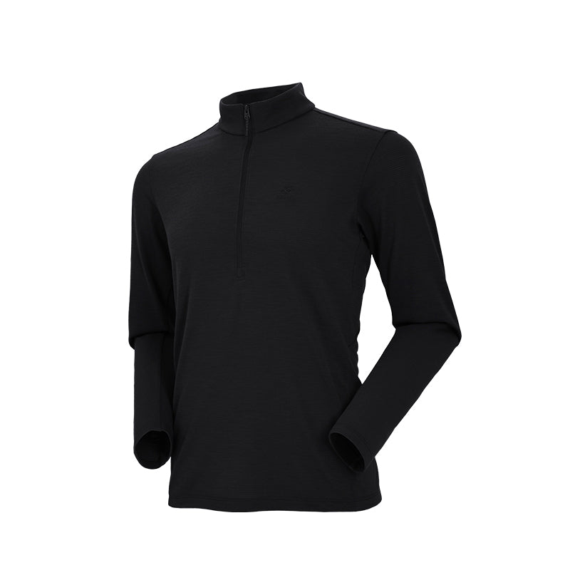 Kailas Stand Collar Wool Long Sleeve Functional T-shirt Men’s
