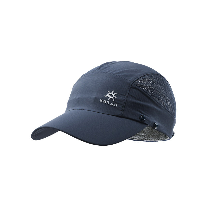 Kailas Neck Flap Baseball Cap-Color-Navy
