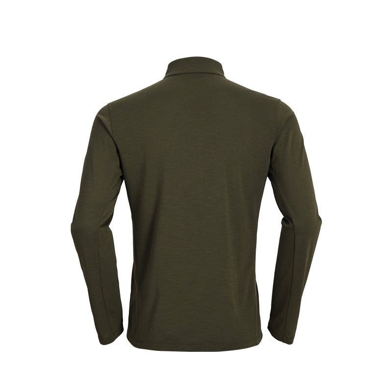 Kailas Stand Collar Wool Long Sleeve Functional T-shirt Men’s
