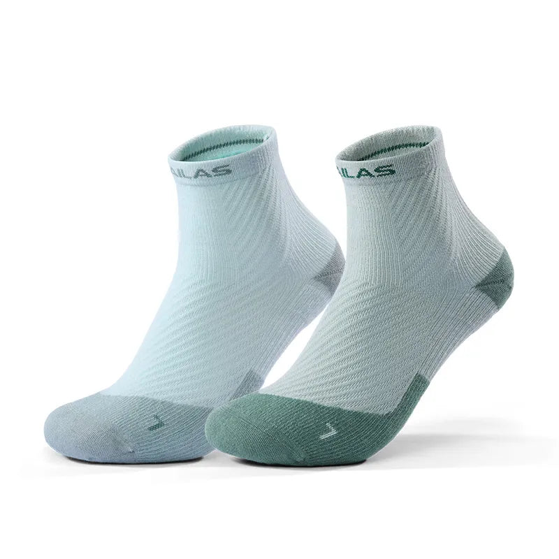 Kailas FUGA Low-Cut Trekking Socks (2-Pack) Unisex-Color-Azure/Dark Azure