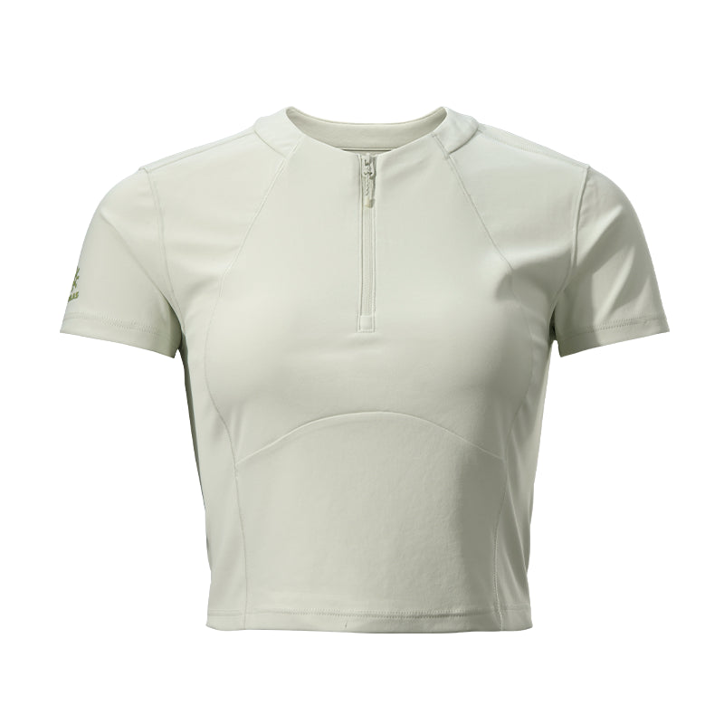 KAILAS Short Sleeve Zip T-shirt Women’s-Color-Jade