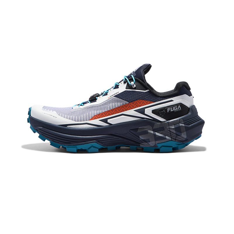 New Kailas FUGA EX 330 Trail Running Shoes Men's-Color-Unbleached Original/Navy Blue