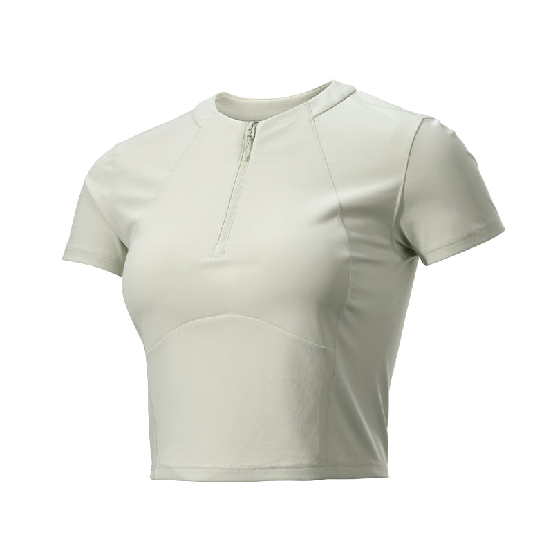 KAILAS Short Sleeve Zip T-shirt Women’s-Color-Jade