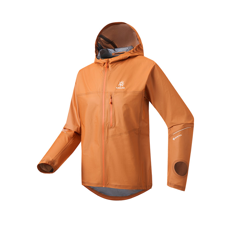 Kailas AERO GTX Trail Running Hardshell Jacket Men's-Color-Golden Orange
