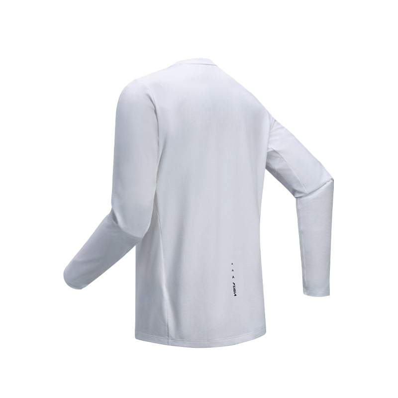 KAILAS FUGA Half Zip Long-sleeve Functional T-shirt Men's-Color-white