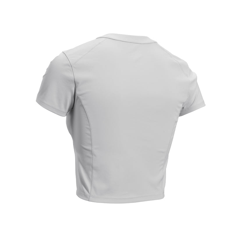 KAILAS Short Sleeve Zip T-shirt Women’s-Color-White
