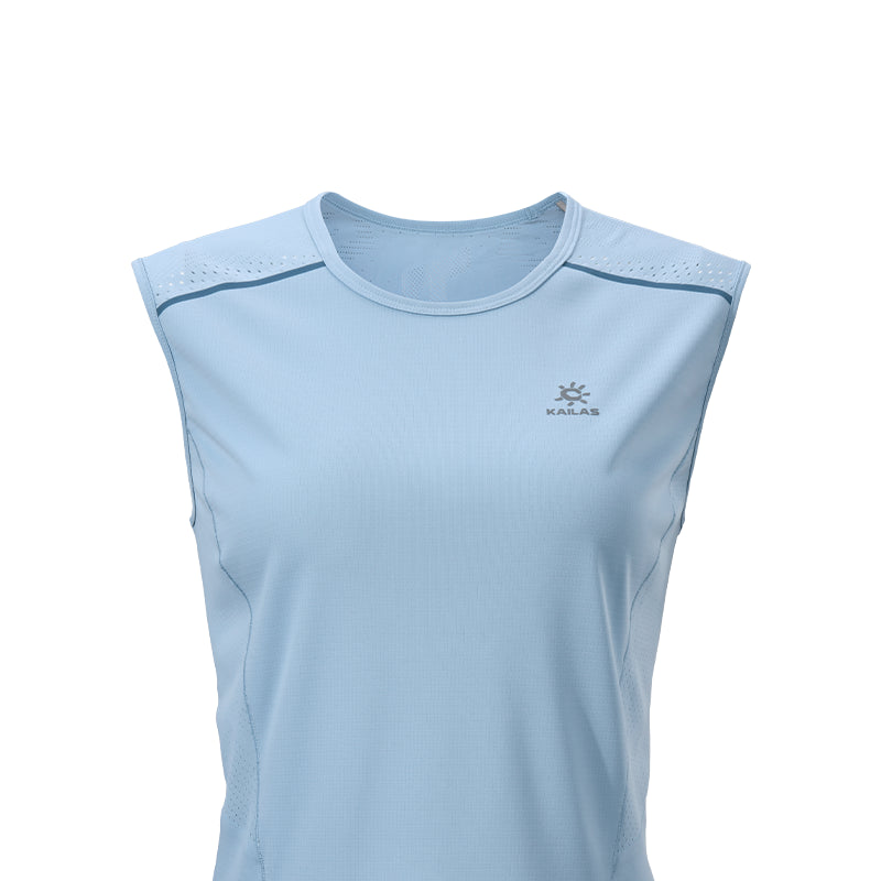 Kailas FUGA Wide Shoulder Running Tank Women's-Color-blue