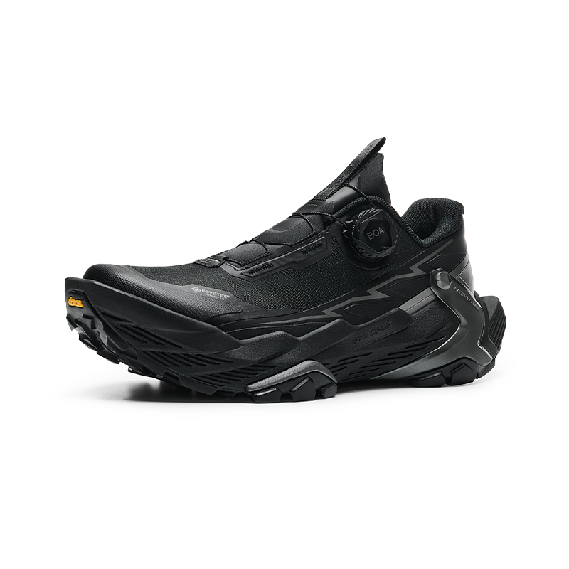 Kailas FUGA Black Solitude DU 2 GTX BOA® Trail Running Shoes Men’s-Color-Black Solitude