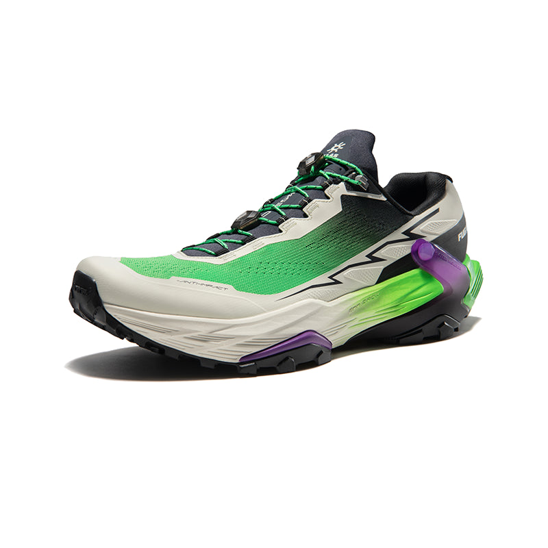 Kailas FUGA DU SPEED LOW Trail Running Shoes Men's-Color-Brilliant Green/Unbleached Original