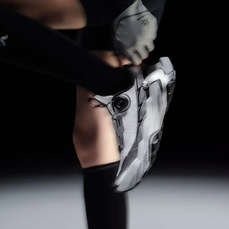 New Kailas FUGA BLACK SOLITUDE DU 2 BOA® Trail Running Shoes Men's-Color-silver