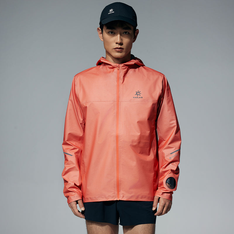Kailas AERO GTX Trail Running Hardshell Jacket Men's-Color-orange