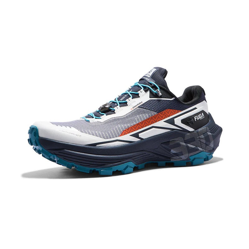 New Kailas FUGA EX 330 Trail Running Shoes Women's-Color-Unbleached Original/Navy Blue