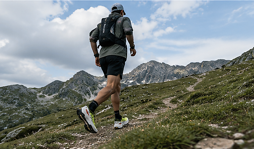 Runner training for a high altitude trail race