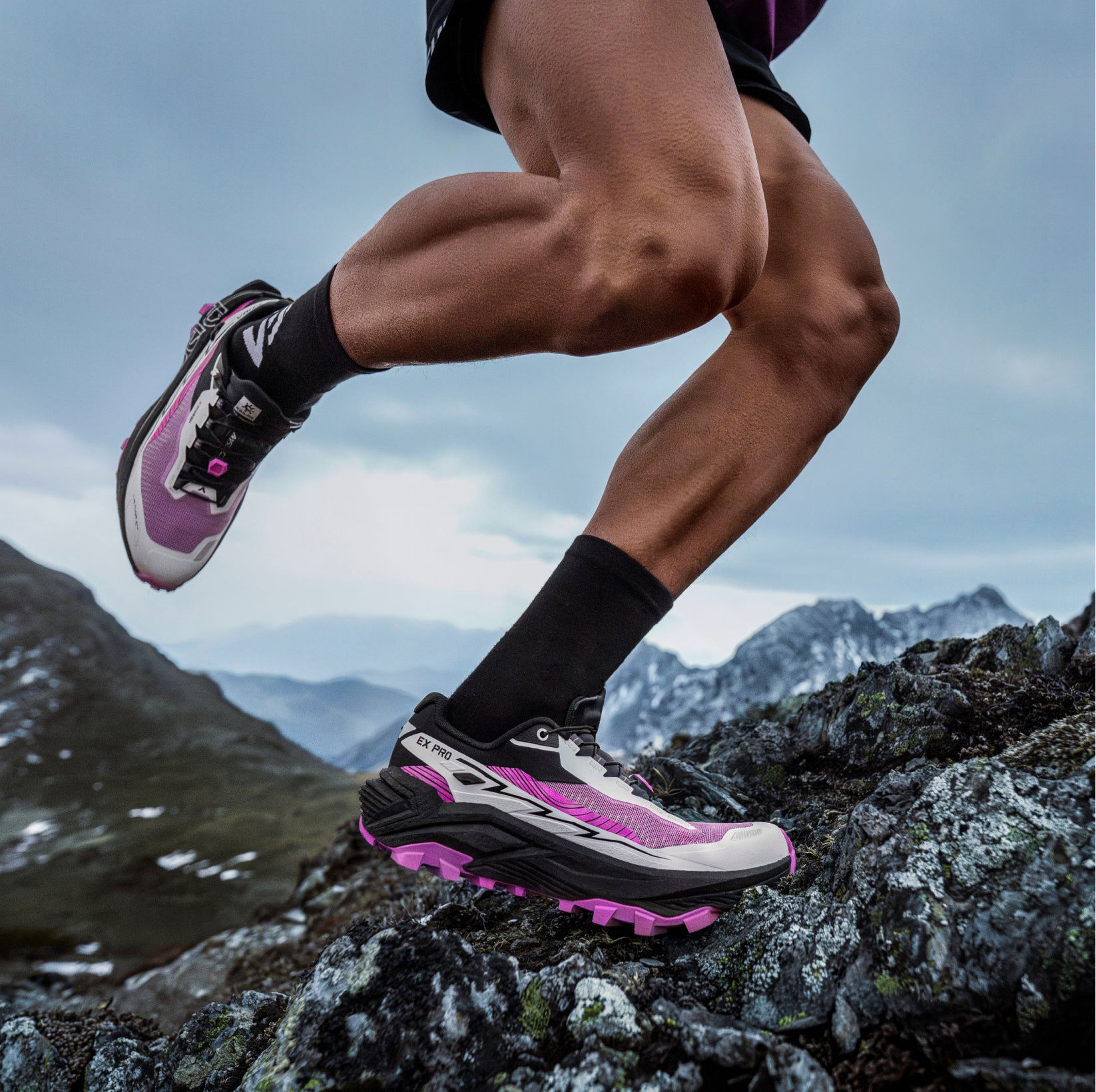 Kailas FUGA EX PRO Trail Running Shoes Unisex-Color-Electric Pink